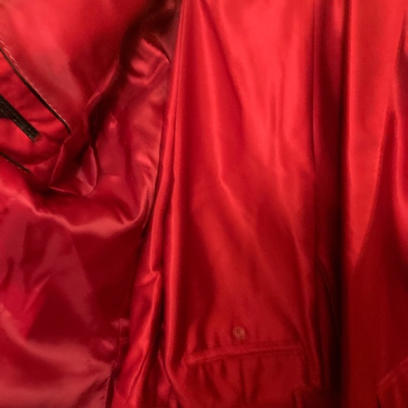 Ferrecci two piece, pants, jacket suit, Italian red - Picture 14 of 16